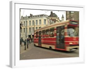 Tram, Den Haag (The Hague), Holland (The Netherlands)-Gary Cook-Framed Photographic Print