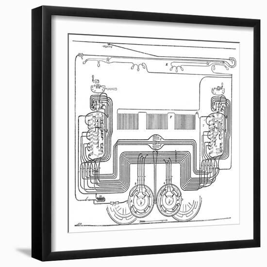 Tram Electrical Systems, 19th Century-Science Photo Library-Framed Photographic Print