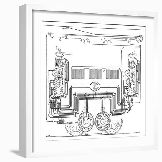 Tram Electrical Systems, 19th Century-Science Photo Library-Framed Photographic Print