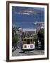 Tram, Hyde St, San Francisco, California, USA-Walter Bibikow-Framed Photographic Print