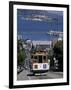 Tram, Hyde St, San Francisco, California, USA-Walter Bibikow-Framed Photographic Print