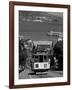 Tram, Hyde St, San Francisco, California, USA-Walter Bibikow-Framed Photographic Print