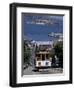 Tram, Hyde St, San Francisco, California, USA-Walter Bibikow-Framed Photographic Print