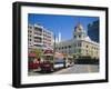 Tram in Cathedral Square, Christchurch, New Zealand, Australasia-Rolf Richardson-Framed Photographic Print