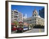 Tram in Cathedral Square, Christchurch, New Zealand, Australasia-Rolf Richardson-Framed Photographic Print