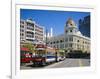 Tram in Cathedral Square, Christchurch, New Zealand, Australasia-Rolf Richardson-Framed Photographic Print