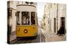 Tram in Elevador Da Bica, Lisbon, Portugal-Ben Pipe-Stretched Canvas