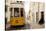 Tram in Elevador Da Bica, Lisbon, Portugal-Ben Pipe-Stretched Canvas