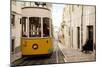 Tram in Elevador Da Bica, Lisbon, Portugal-Ben Pipe-Mounted Photographic Print
