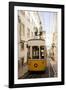 Tram in Elevador Da Bica, Lisbon, Portugal-Ben Pipe-Framed Photographic Print