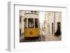 Tram in Elevador Da Bica, Lisbon, Portugal-Ben Pipe-Framed Photographic Print