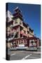 Tram in Front of a Building, Grant Avenue, Chinatown, San Francisco, California, Usa-null-Stretched Canvas