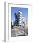 Tram in Front of the Dancing House (Ginger and Fred) by Frank Gehry-Markus Lange-Framed Photographic Print