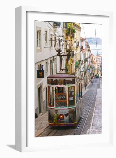 Tram in Lisbon, Portugal-null-Framed Photographic Print