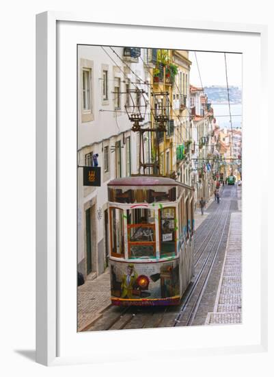 Tram in Lisbon, Portugal-null-Framed Photographic Print