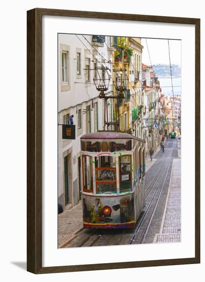 Tram in Lisbon, Portugal-null-Framed Photographic Print