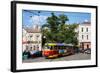 Tram in Moscow, Russia, Europe-Michael Runkel-Framed Photographic Print