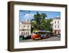Tram in Moscow, Russia, Europe-Michael Runkel-Framed Photographic Print