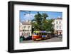 Tram in Moscow, Russia, Europe-Michael Runkel-Framed Photographic Print