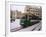 Tram in Street in Winter, Helsinki, Finland, Scandinavia-Gavin Hellier-Framed Photographic Print