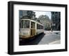 Tram in the Baixa District, Lisbon, Portugal-Neale Clarke-Framed Photographic Print