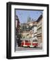 Tram in the Lesser Quarter, Prague, Czech Republic, Europe-Michael Short-Framed Photographic Print