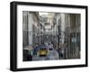 Tram in the Old Town, Lisbon, Portugal, Europe-Angelo Cavalli-Framed Photographic Print