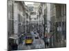 Tram in the Old Town, Lisbon, Portugal, Europe-Angelo Cavalli-Mounted Photographic Print