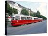 Tram, Leopoldstadt, Vienna, Austria-Richard Nebesky-Stretched Canvas