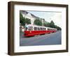 Tram, Leopoldstadt, Vienna, Austria-Richard Nebesky-Framed Photographic Print