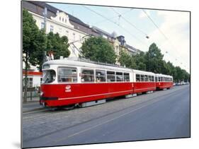 Tram, Leopoldstadt, Vienna, Austria-Richard Nebesky-Mounted Photographic Print