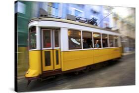 Tram, Lisbon, Portugal, South West Europe-Neil Farrin-Stretched Canvas