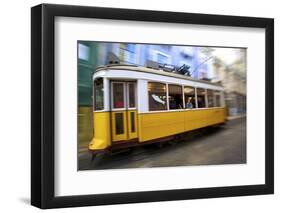 Tram, Lisbon, Portugal, South West Europe-Neil Farrin-Framed Photographic Print