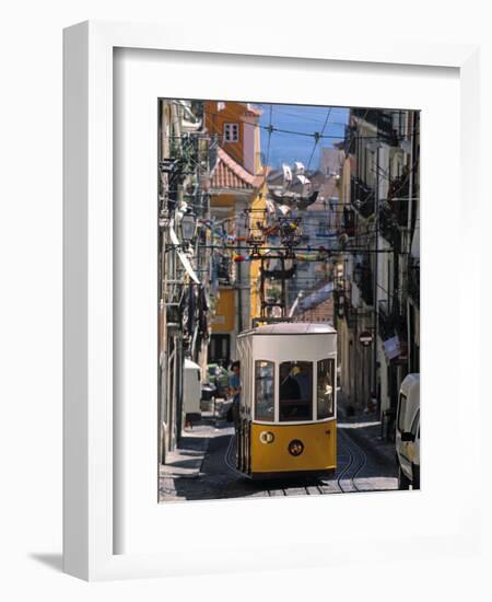 Tram, Lisbon, Portugal-Jon Arnold-Framed Photographic Print