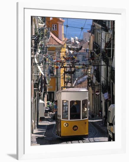 Tram, Lisbon, Portugal-Jon Arnold-Framed Photographic Print