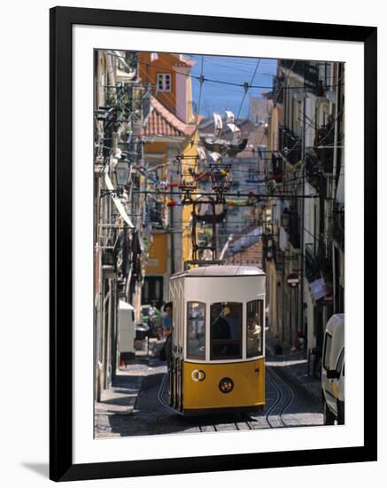 Tram, Lisbon, Portugal-Jon Arnold-Framed Photographic Print