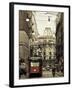 Tram on a Street, Piazza Del Duomo, Milan, Lombardy, Italy-null-Framed Photographic Print