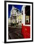 Tram on Praca De Commercio, Lisbon, Portugal-Izzet Keribar-Framed Photographic Print