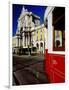 Tram on Praca De Commercio, Lisbon, Portugal-Izzet Keribar-Framed Photographic Print