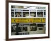 Tram Passing Pick up Stop, Hong Kong, China, Asia-Fraser Hall-Framed Photographic Print