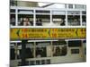Tram Passing Pick up Stop, Hong Kong, China, Asia-Fraser Hall-Mounted Photographic Print