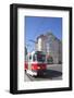 Tram Passing Reduta Palace, Bratislava, Slovakia-Ian Trower-Framed Photographic Print