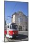 Tram Passing Reduta Palace, Bratislava, Slovakia-Ian Trower-Mounted Photographic Print