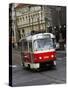 Tram, Prague, Czech Republic, Europe-Levy Yadid-Stretched Canvas