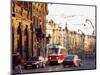 Tram, Prague, Czech Republic-Richard Nebesky-Mounted Photographic Print