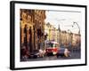 Tram, Prague, Czech Republic-Richard Nebesky-Framed Photographic Print