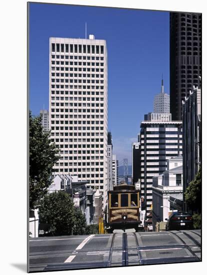 Tram, San Francisco, USA-Neil Farrin-Mounted Photographic Print