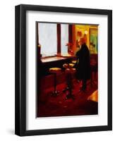 Tram Station Cafe, London-Pam Ingalls-Framed Giclee Print