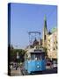 Tram, Stockholm, Sweden-Russell Young-Stretched Canvas