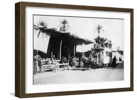 Tramcar, Kazimain Road, Baghdad, Iraq, 1917-1919-null-Framed Giclee Print